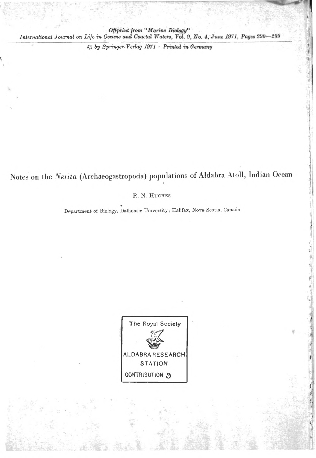 Populations of Aldabra Atoll, Indian Ooean