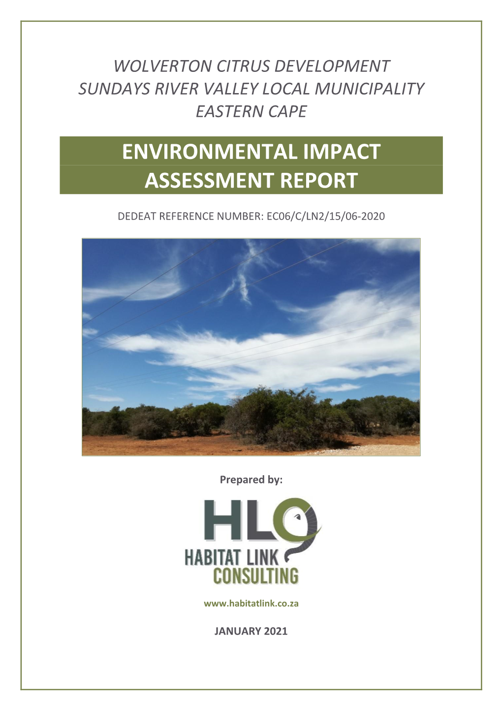 Environmental Impact Assessment Report