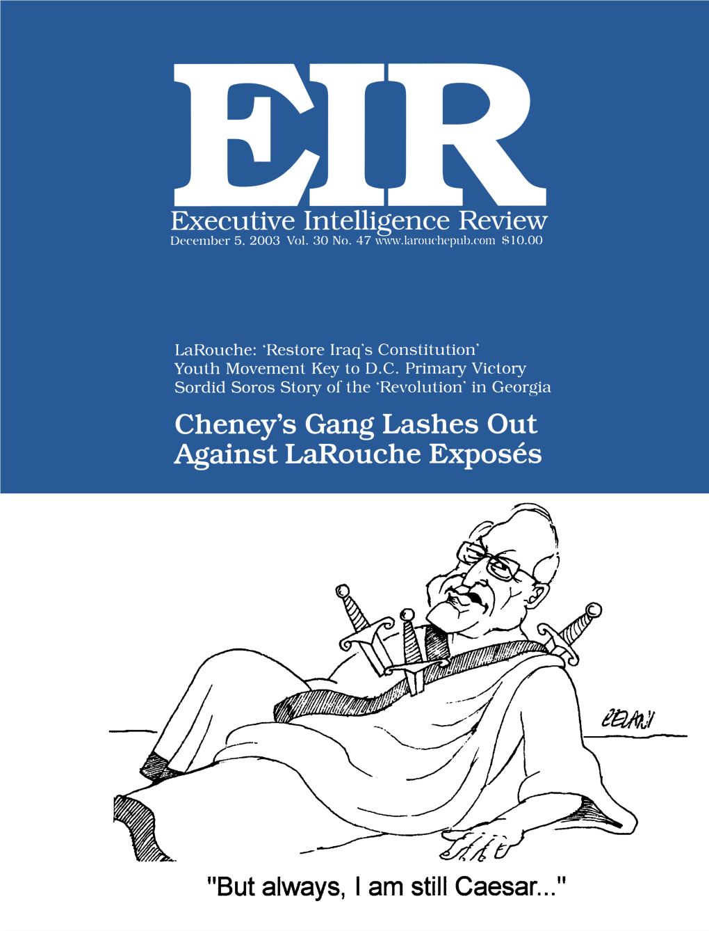 Executive Intelligence Review, Volume 30, Number 47, December 5, 2003