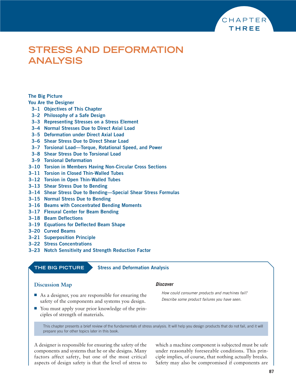 Stress and Deformation Analysis