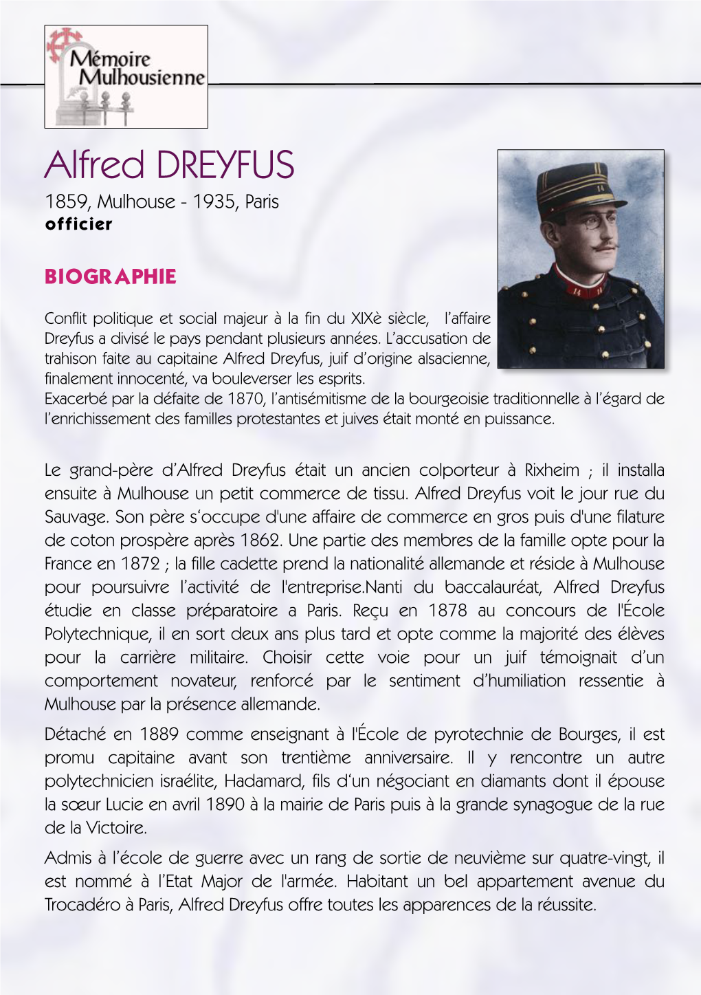 DREYFUS Alfred.Spub