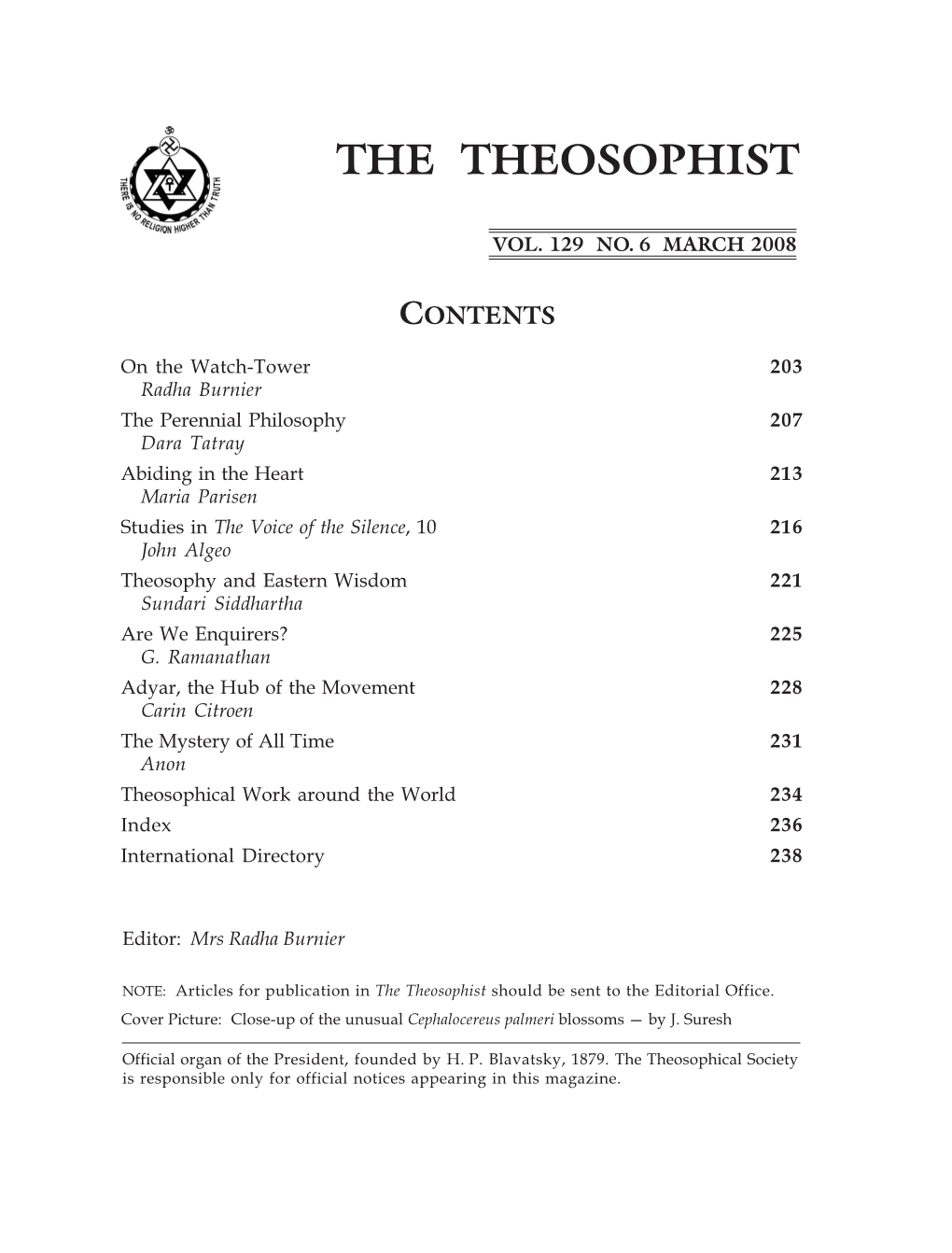 The Theosophist