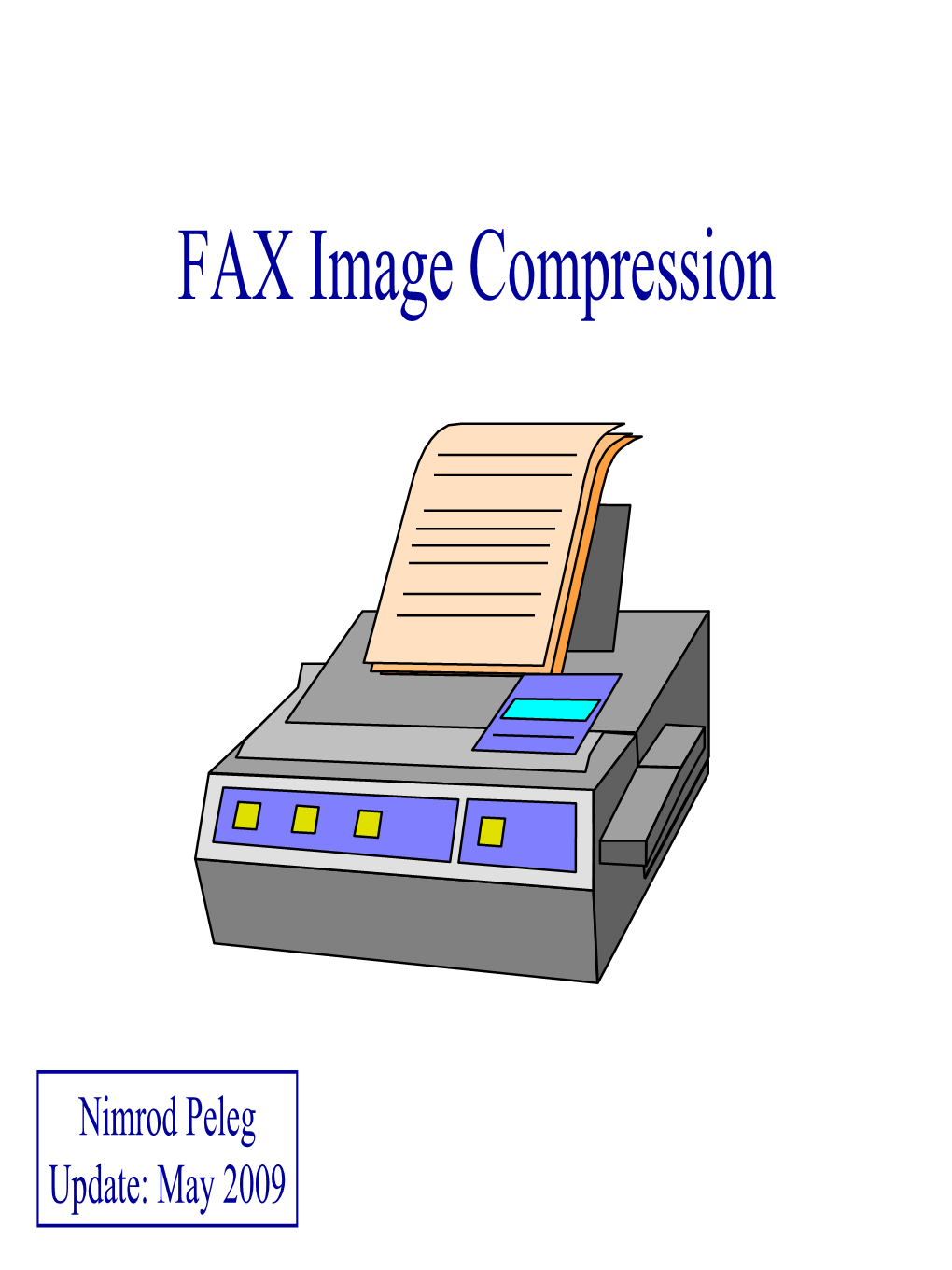 FAX Image Compression