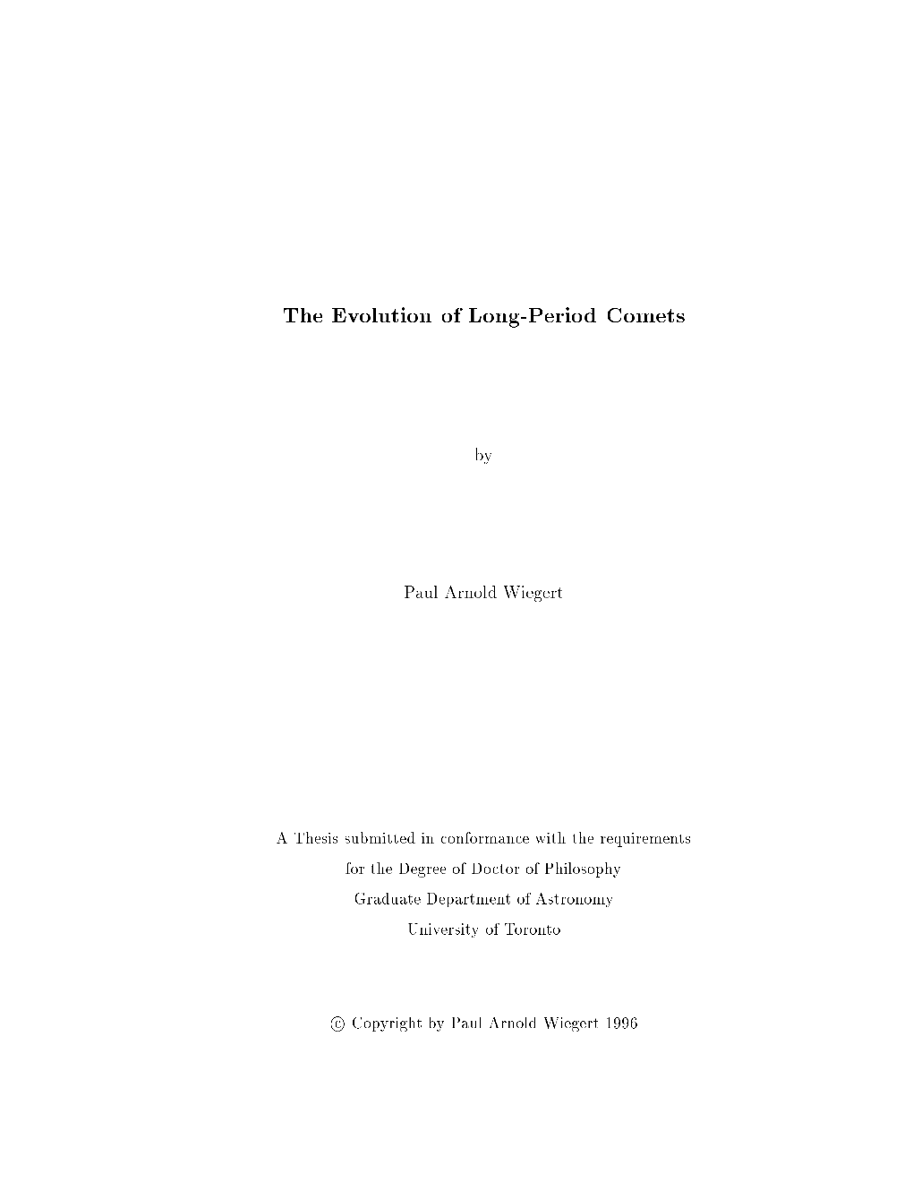 The Evolution of Long-Period Comets