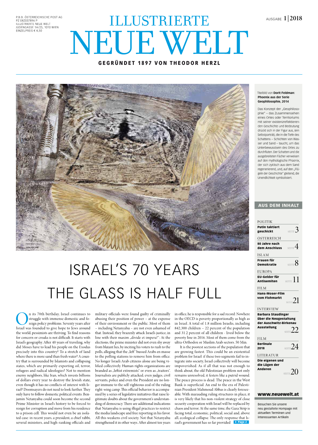 Israel's 70 Years the Glass Is Half Full