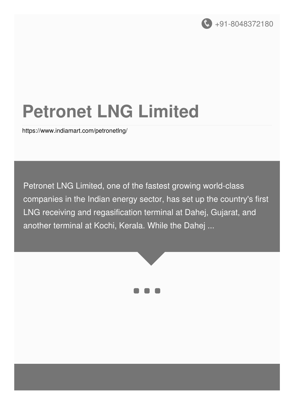 Petronet LNG Limited
