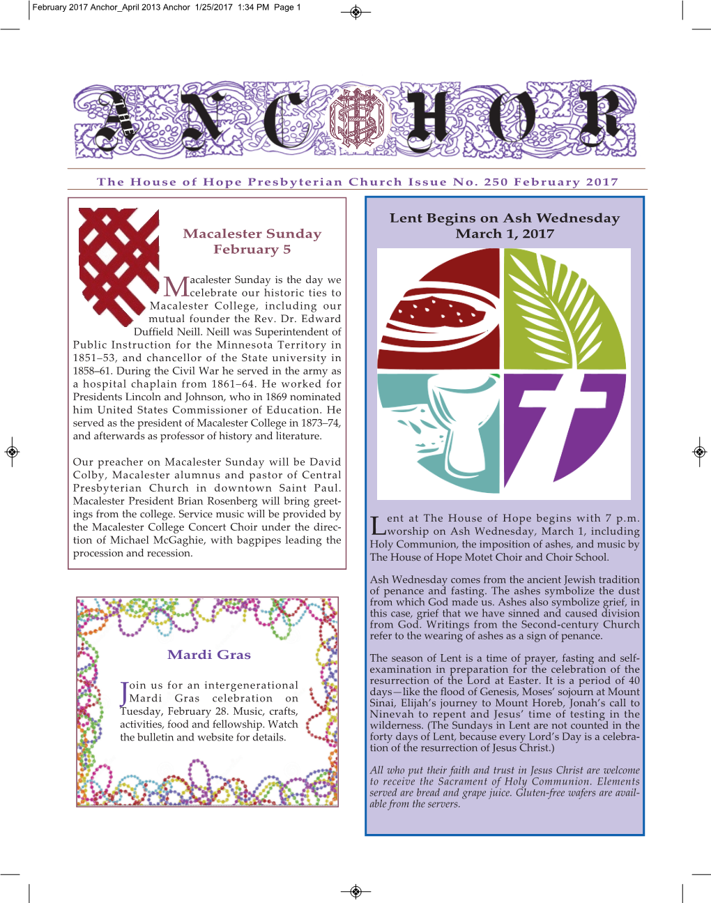 April 2013 Anchor 1/25/2017 1:34 PM Page 1