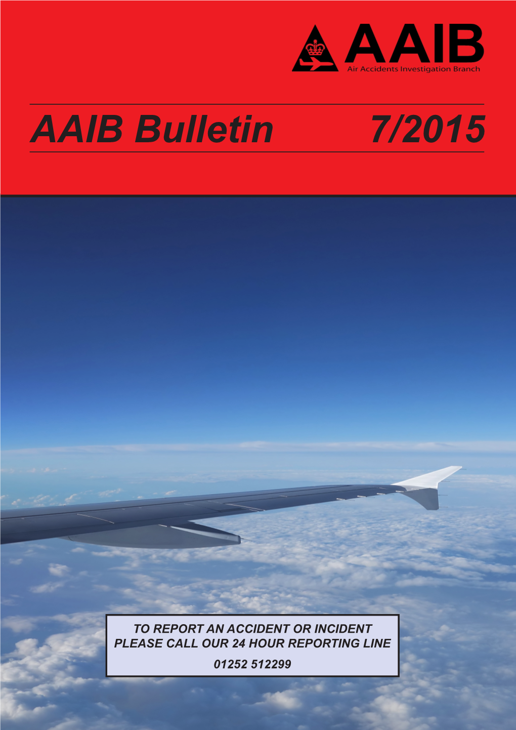 AAIB Bulletin 7/2015