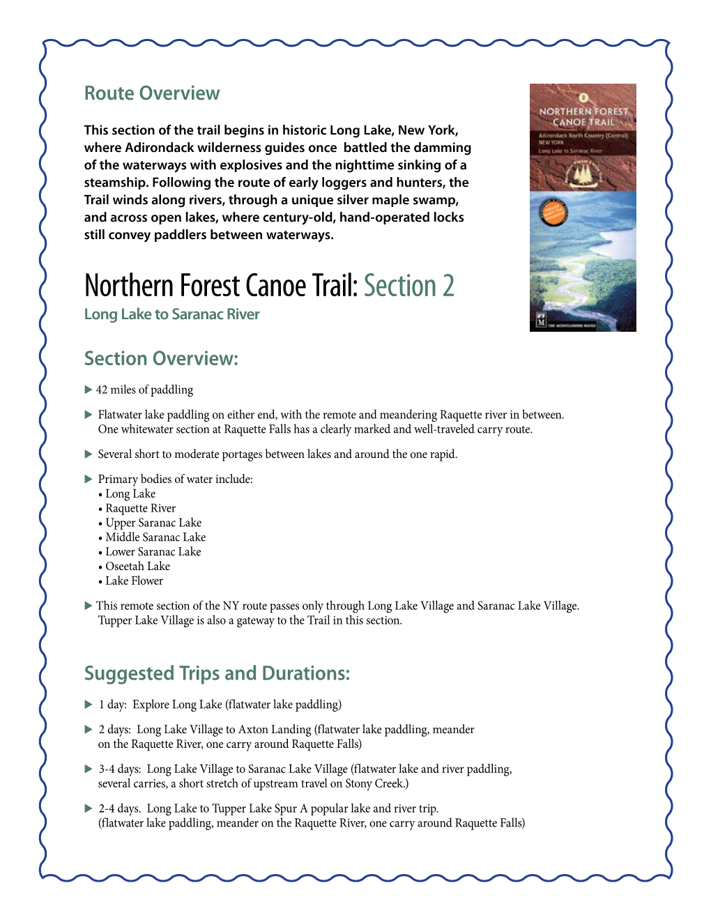 Northern Forest Canoe Trail:Section 2