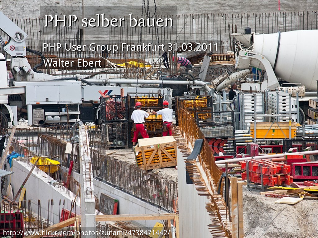 PHP Selber Bauen