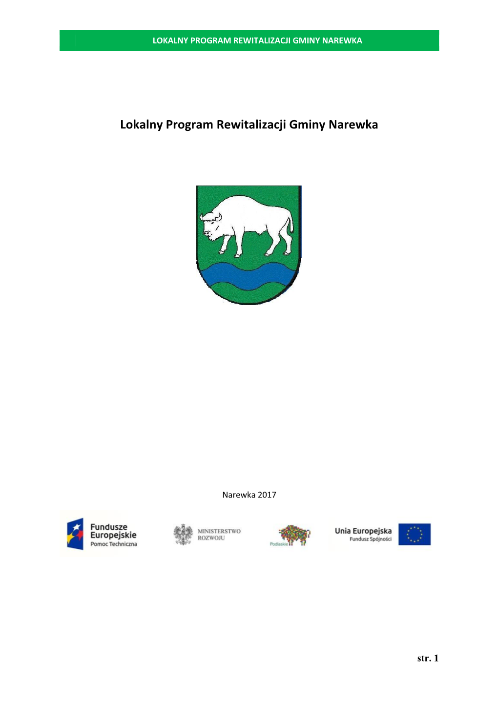 Lokalny Program Rewitalizacji Gminy Narewka