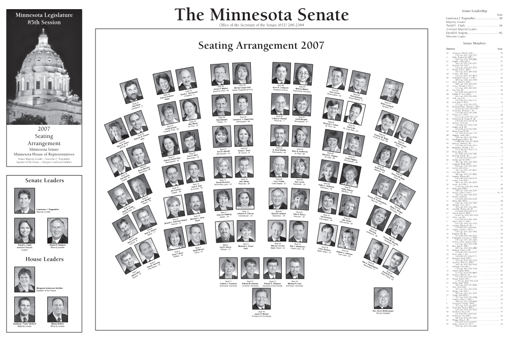 The Minnesota Senate Majority Leader Office of the Secretary of the Senate (651) 296-2344 Tarryl L