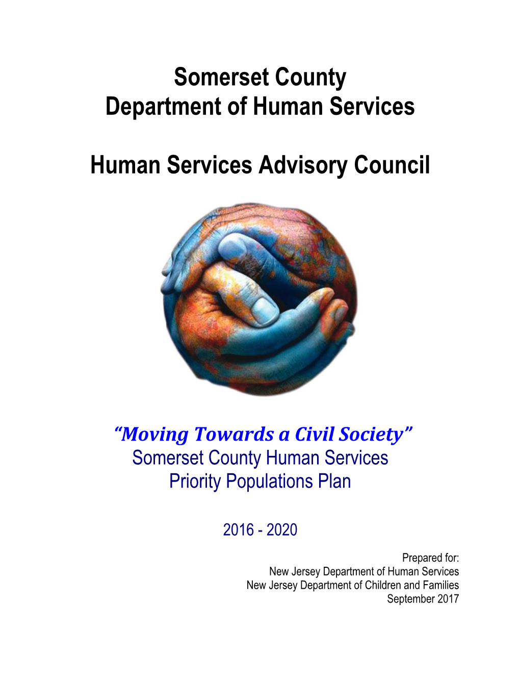 Somerset County Human Services Priority Populations Plan