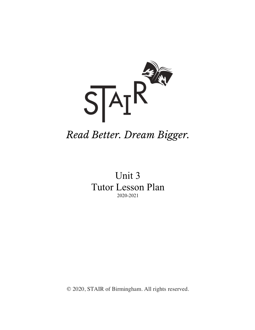 Unit 3 Tutor Lesson Plan 2020-2021
