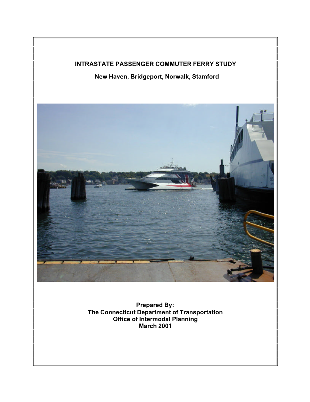 Intrastate Passenger Commuter Ferry Study