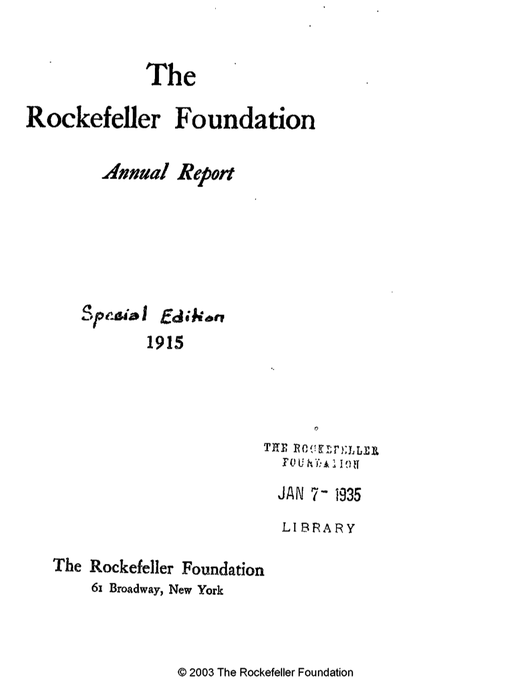 RF Annual Report