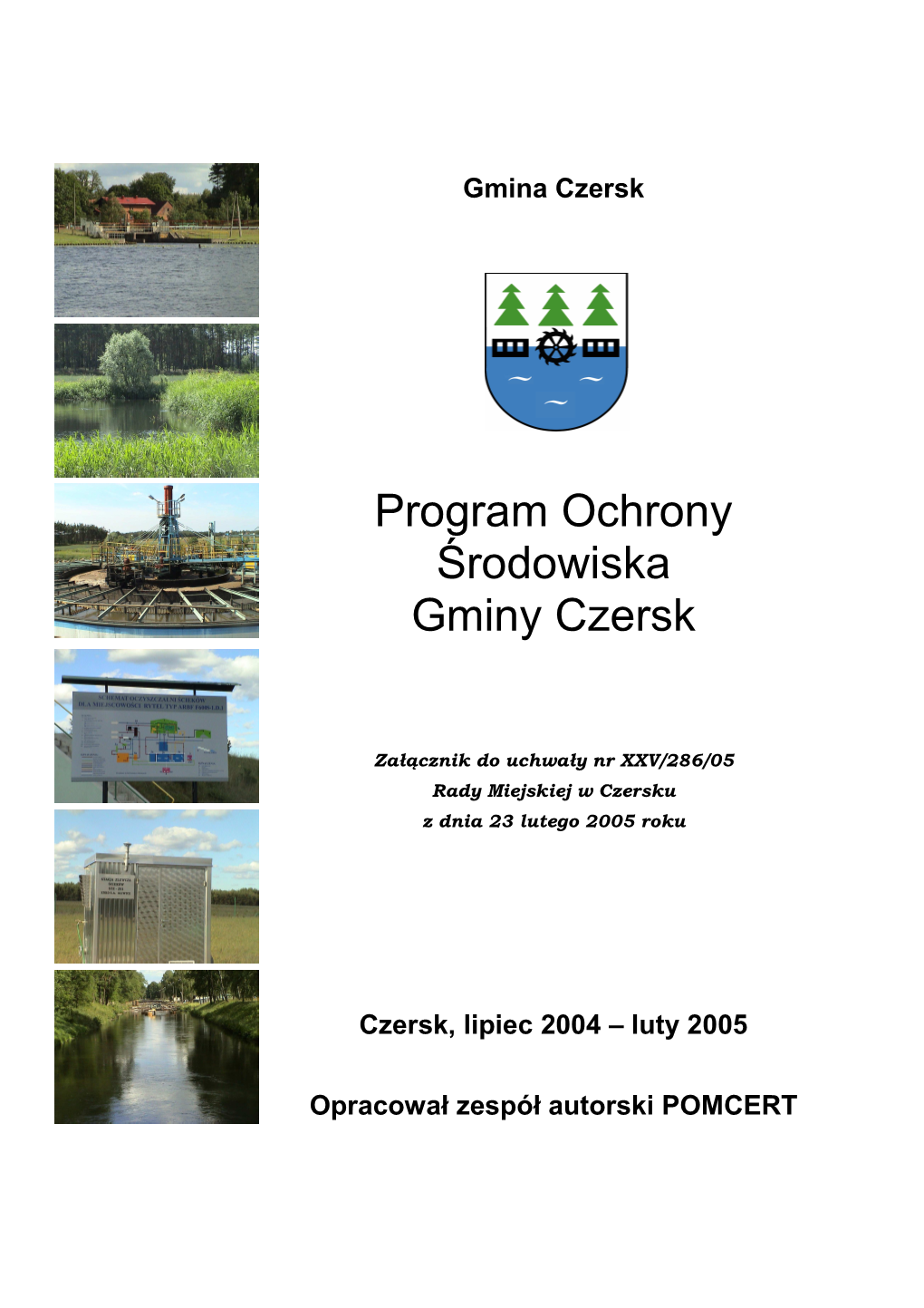 Program Ochrony Środowiska Załącznik Do Uchwały XXV-286-05…