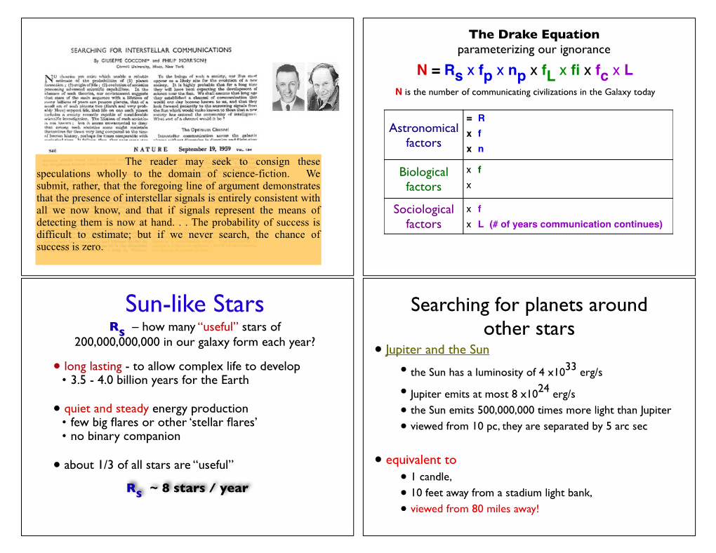 Sun-Like Stars