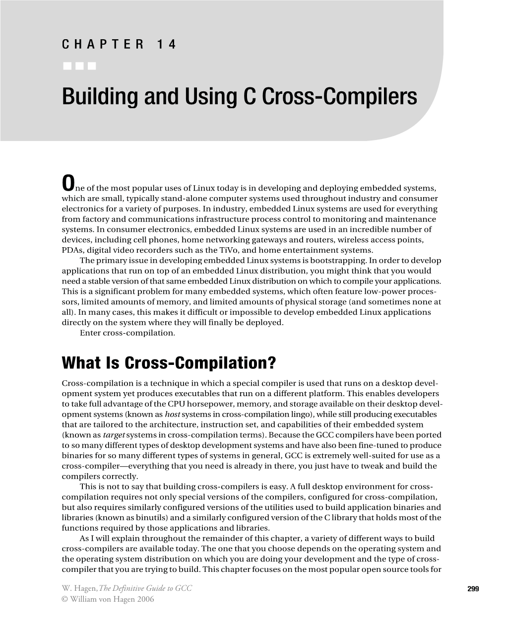 Building and Using C Cross-Compilers