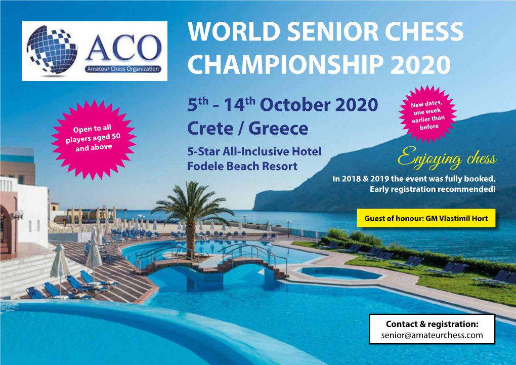 World Senior Chess Championship 2020
