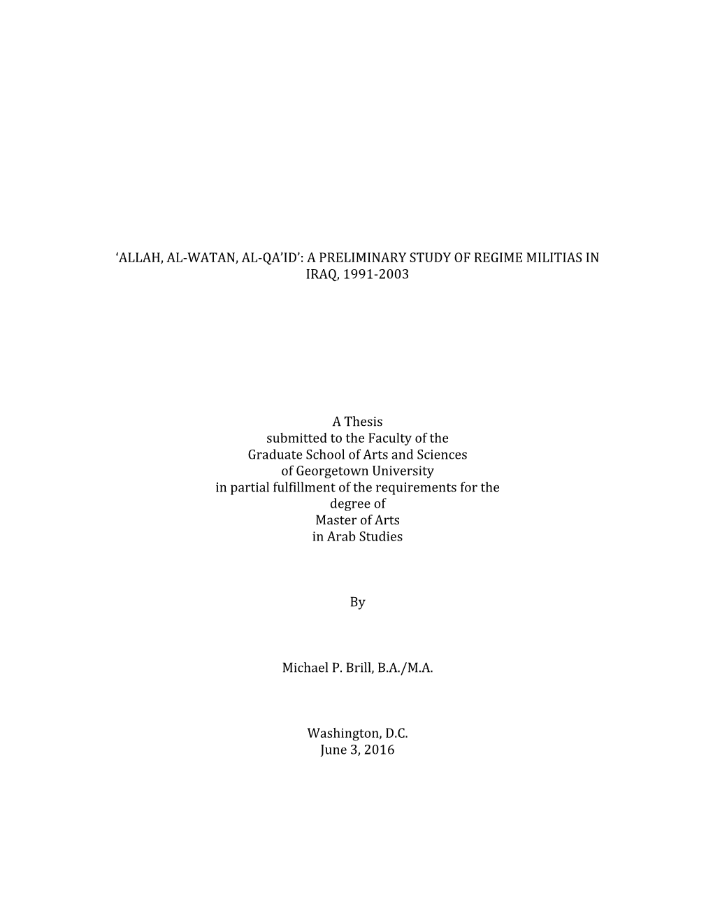 Mbrill MAAS Thesis Full Draft