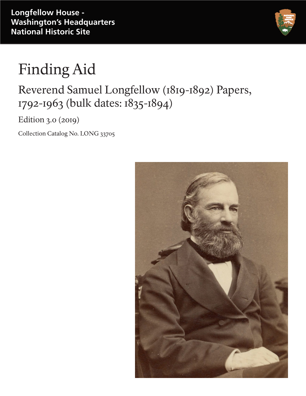 Finding Aid to the Reverend Samuel Longfellow