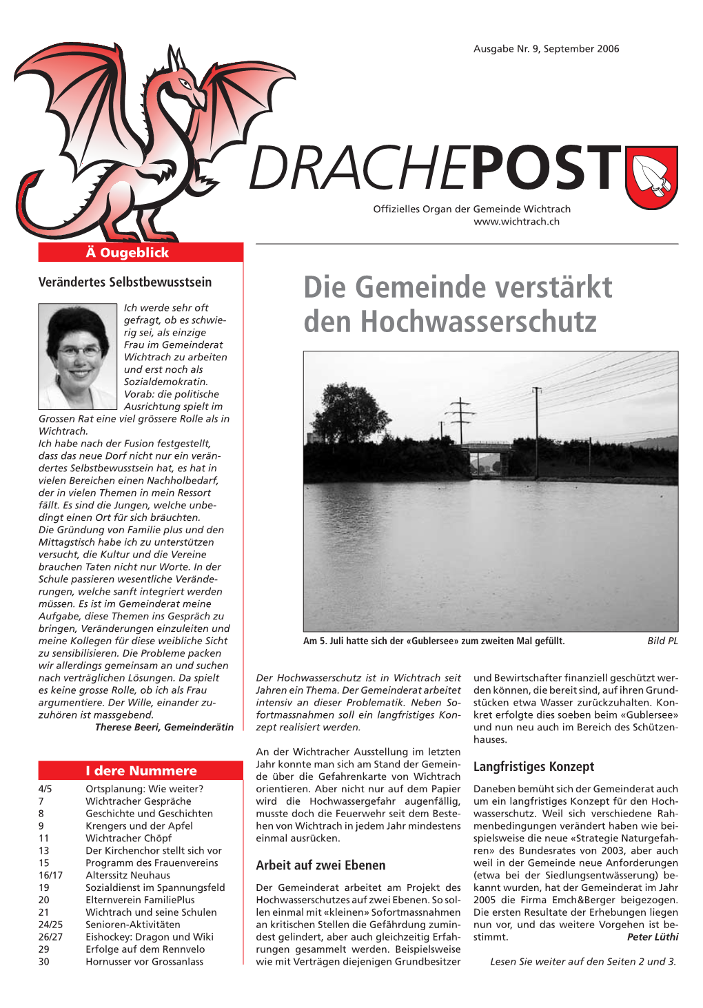 DRACHEPOST Offizielles Organ Der Gemeinde Wichtrach