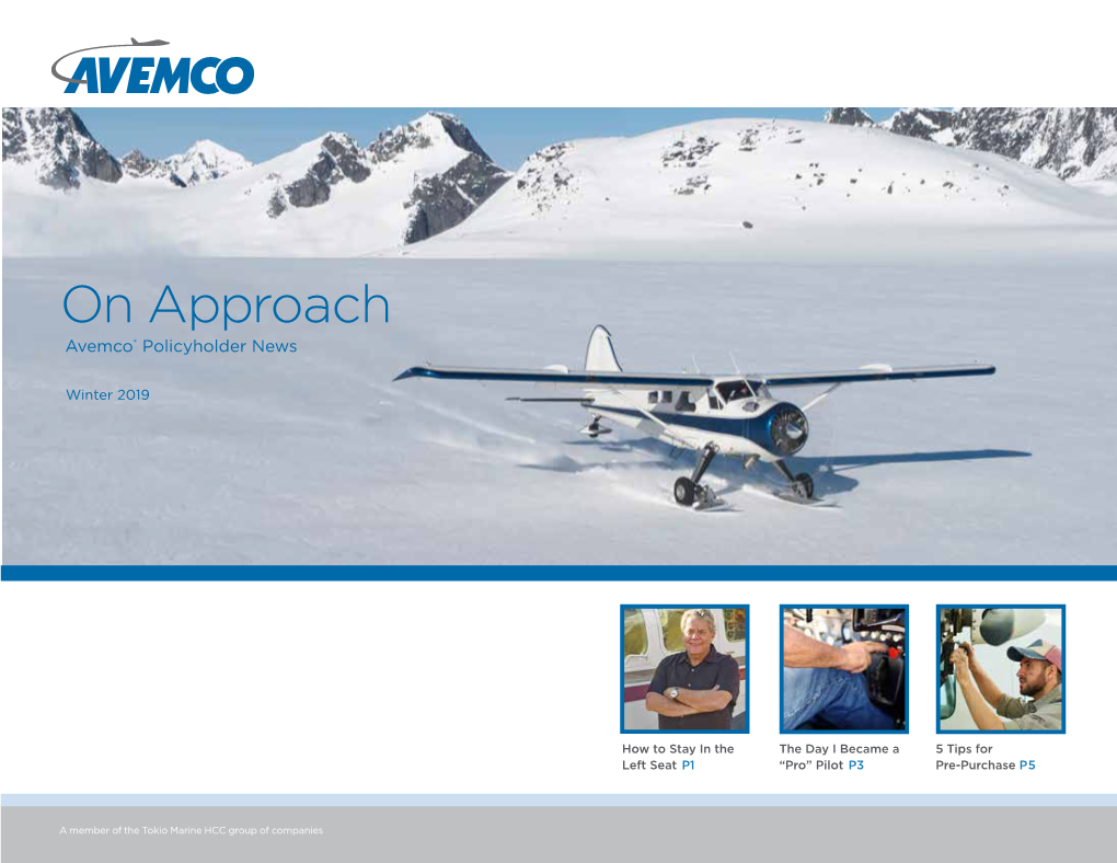 On Approach Avemco® Policyholder News
