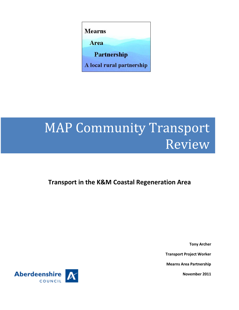MAP Community Transport Review