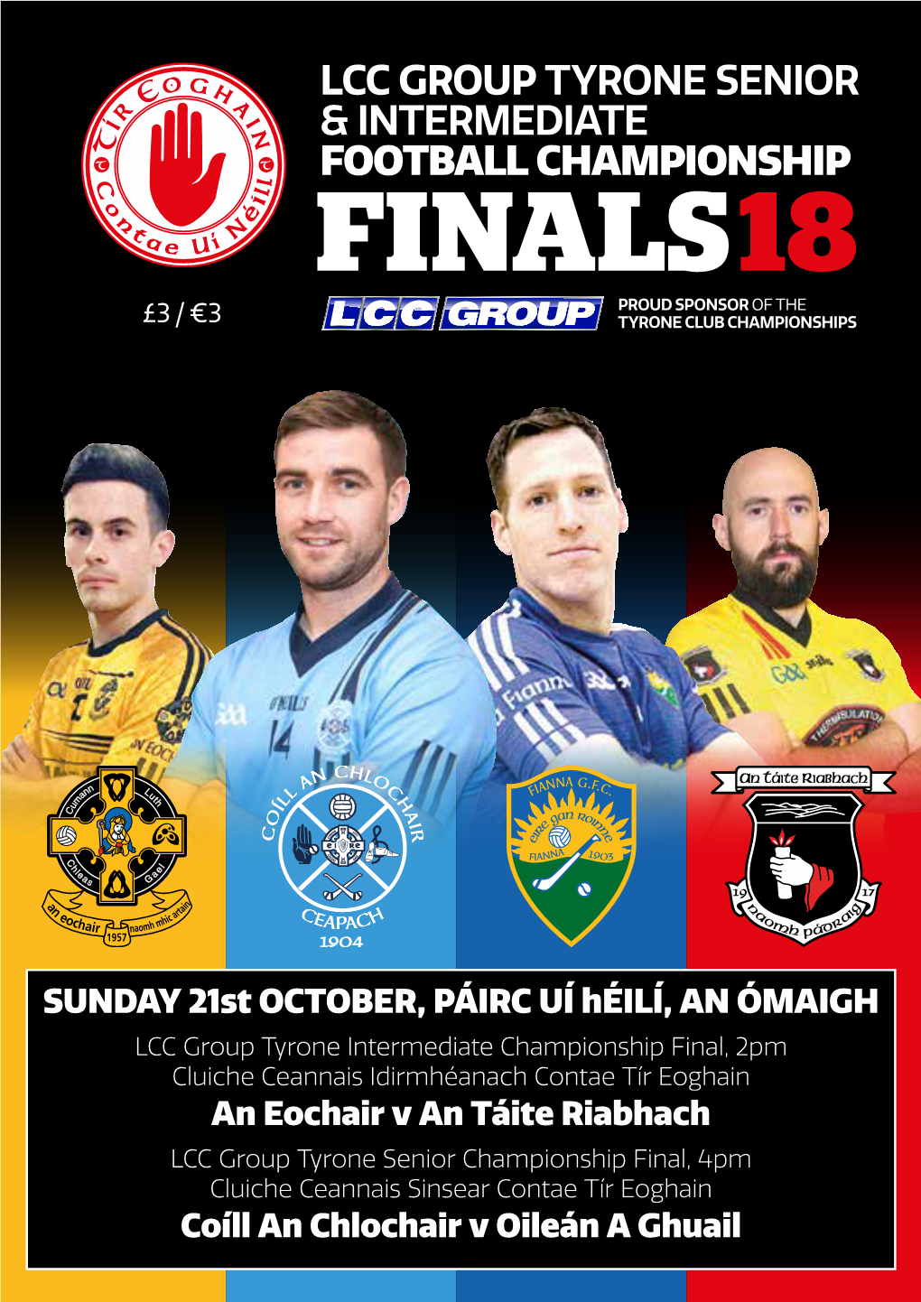 2018 Tyrone Senior Football Championship Final Programme