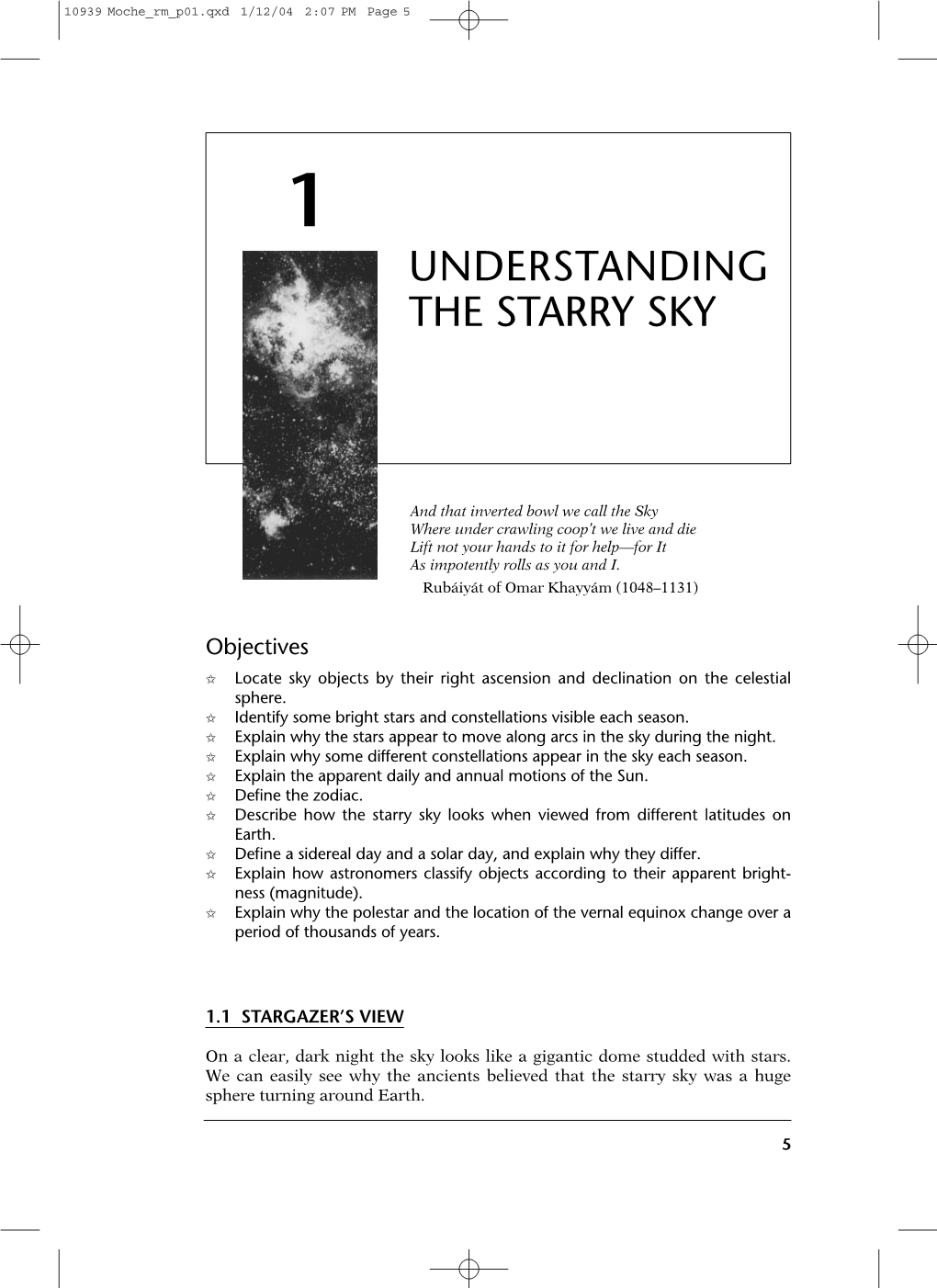 Understanding the Starry Sky