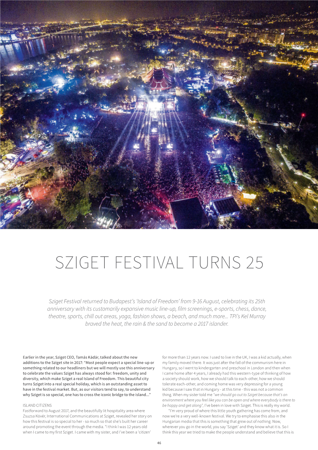 Sziget Festival Turns 25