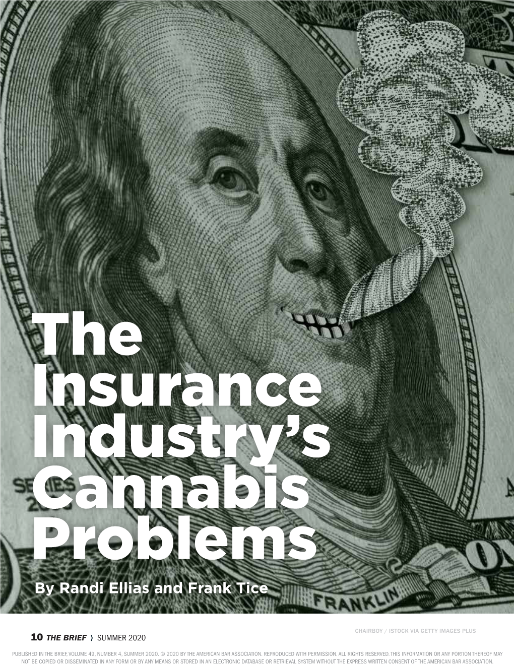 The Insurance Industry's Cannabis Problems