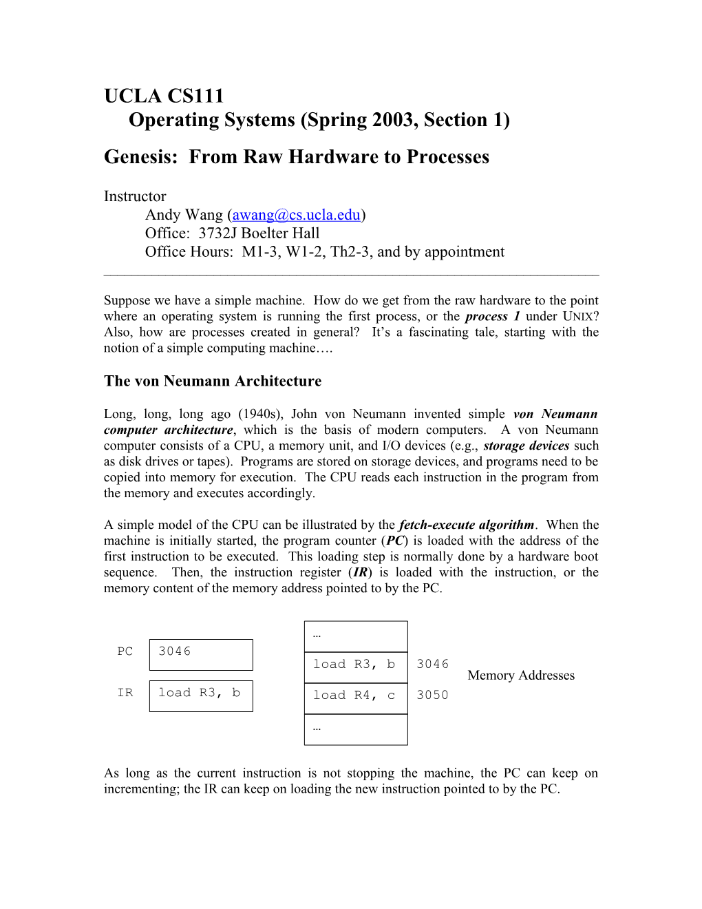 CS111 Operating System Principles