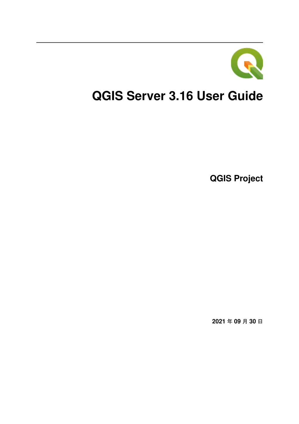 QGIS Server 3.16 User Guide