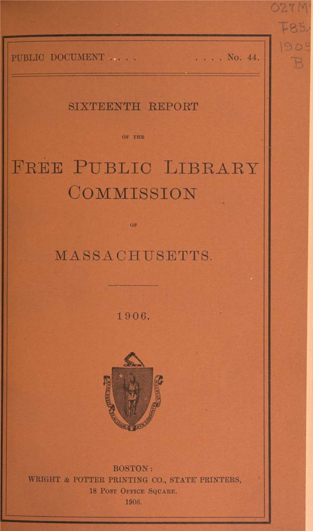 Free Public Library Commission, the Librarian Is Collecting Local Historical Matter with Success