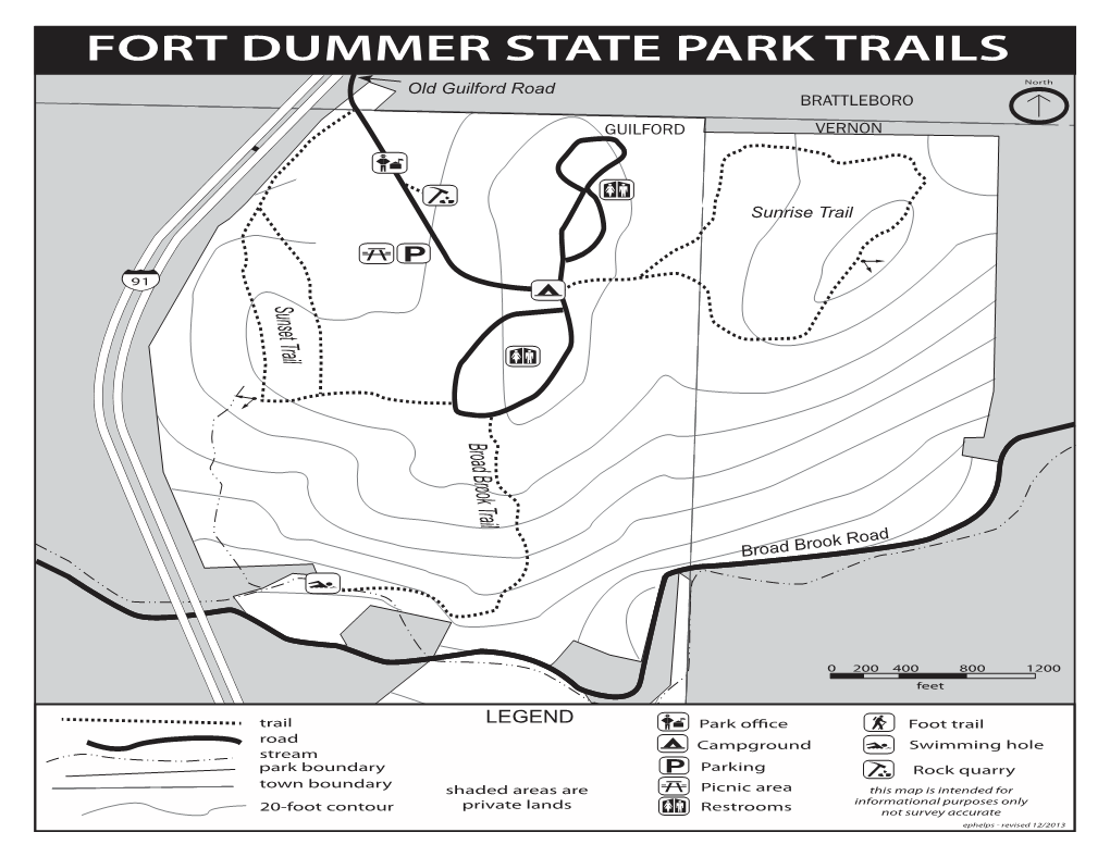 Fort Dummer State Park Trails