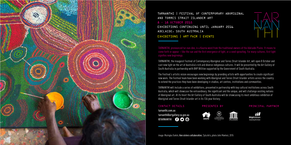 TARNANTHI Program Announcement