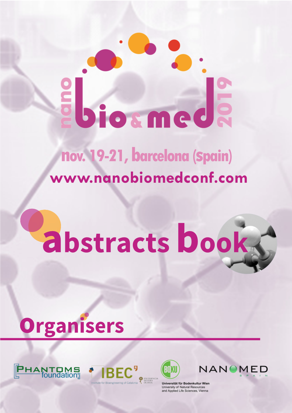 Nanobiomed2019 Abstracts Book