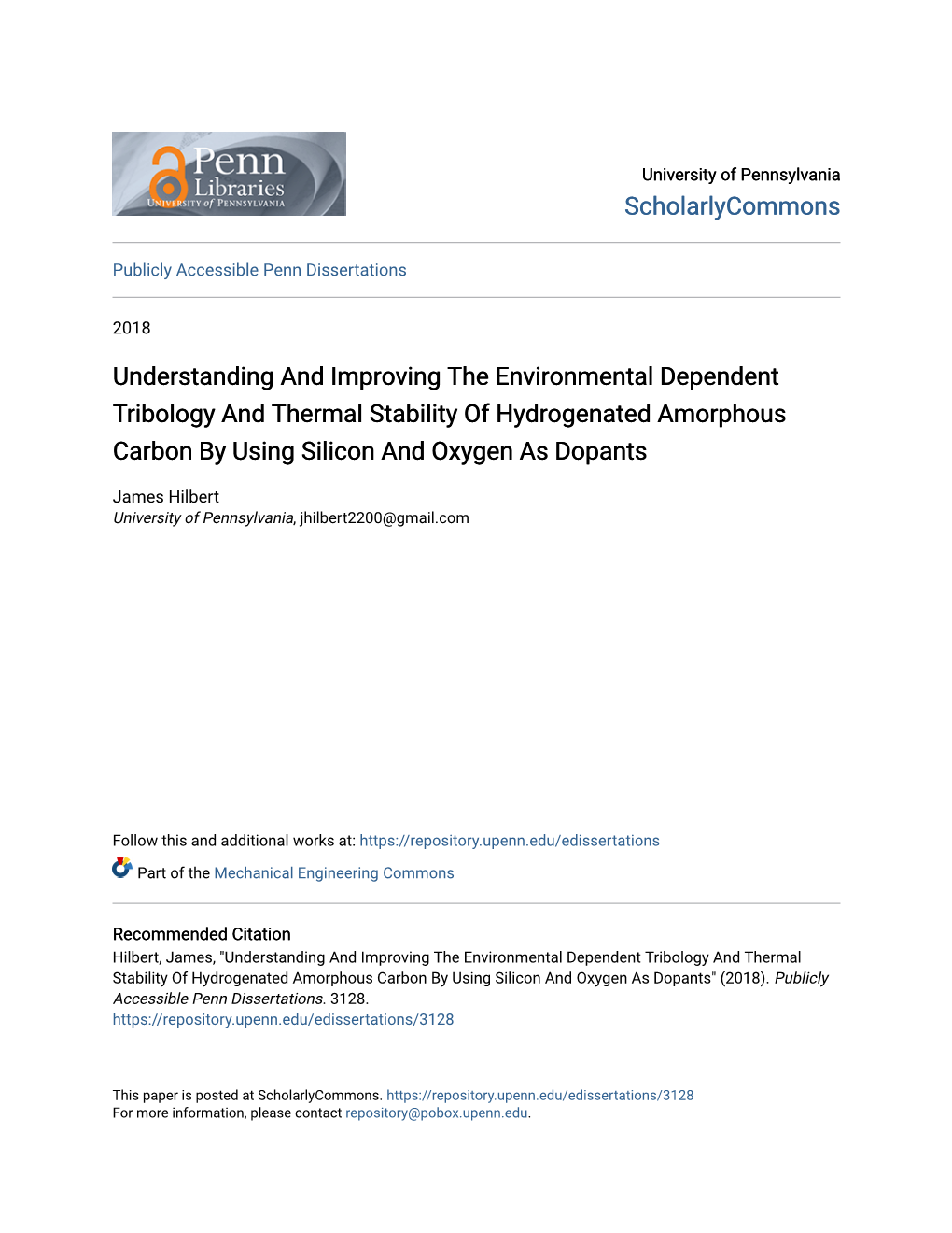 Understanding and Improving the Environmental Dependent Tribology and Thermal Stability of Hydrogenated Amorphous Carbon by Using Silicon and Oxygen As Dopants