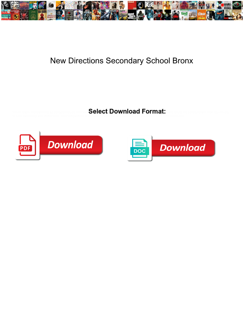New Directions Secondary School Bronx