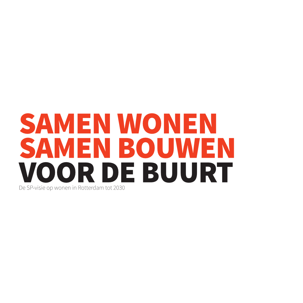 Samen Wonen Samen Bouwen Voor De Buurt