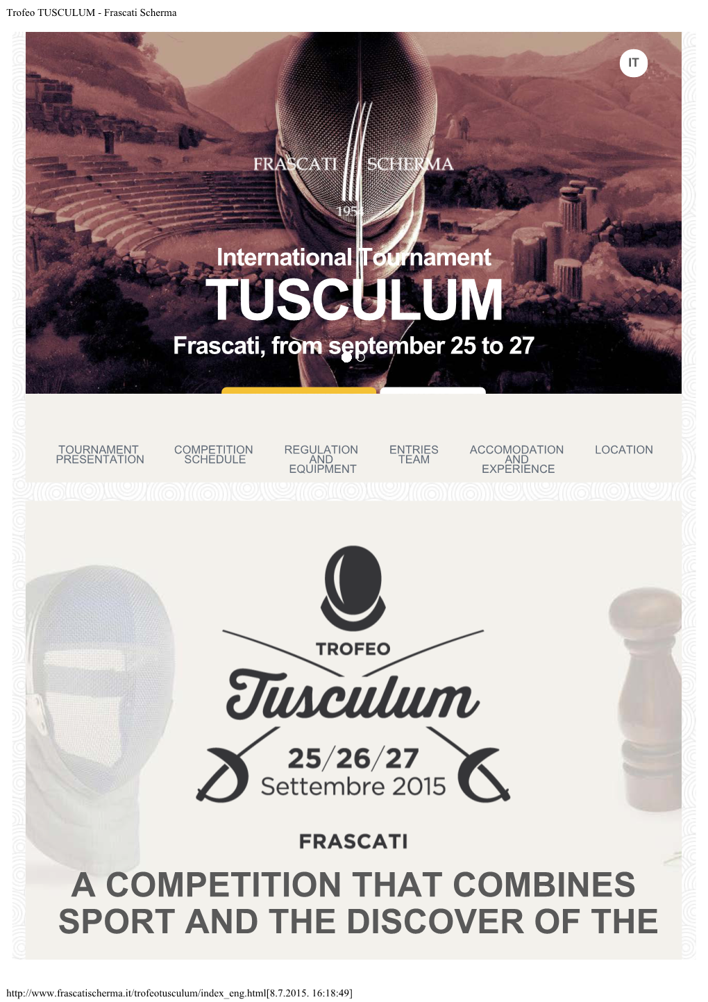 Trofeo TUSCULUM - Frascati Scherma