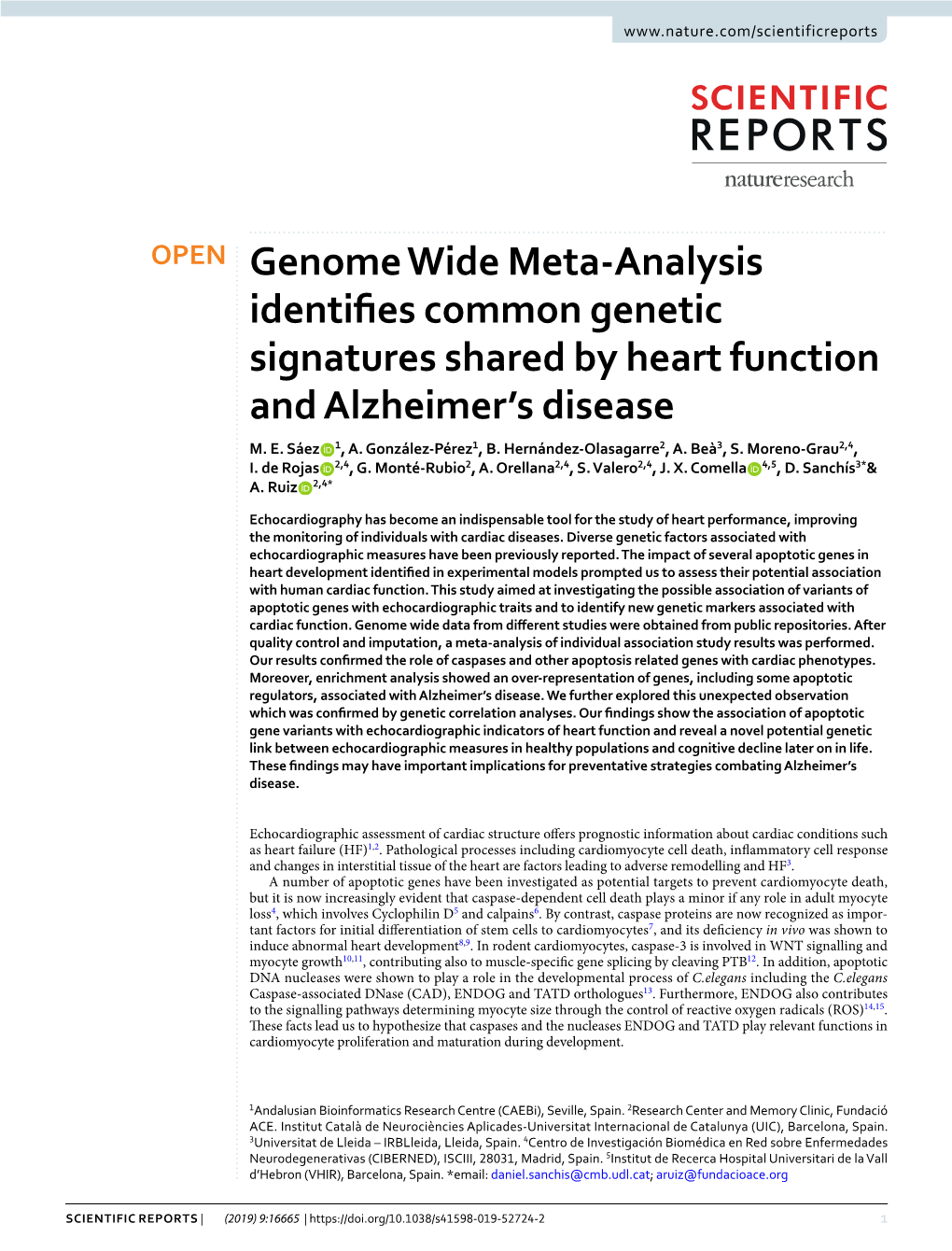 Genome Wide Meta-Analysis Identifies Common Genetic