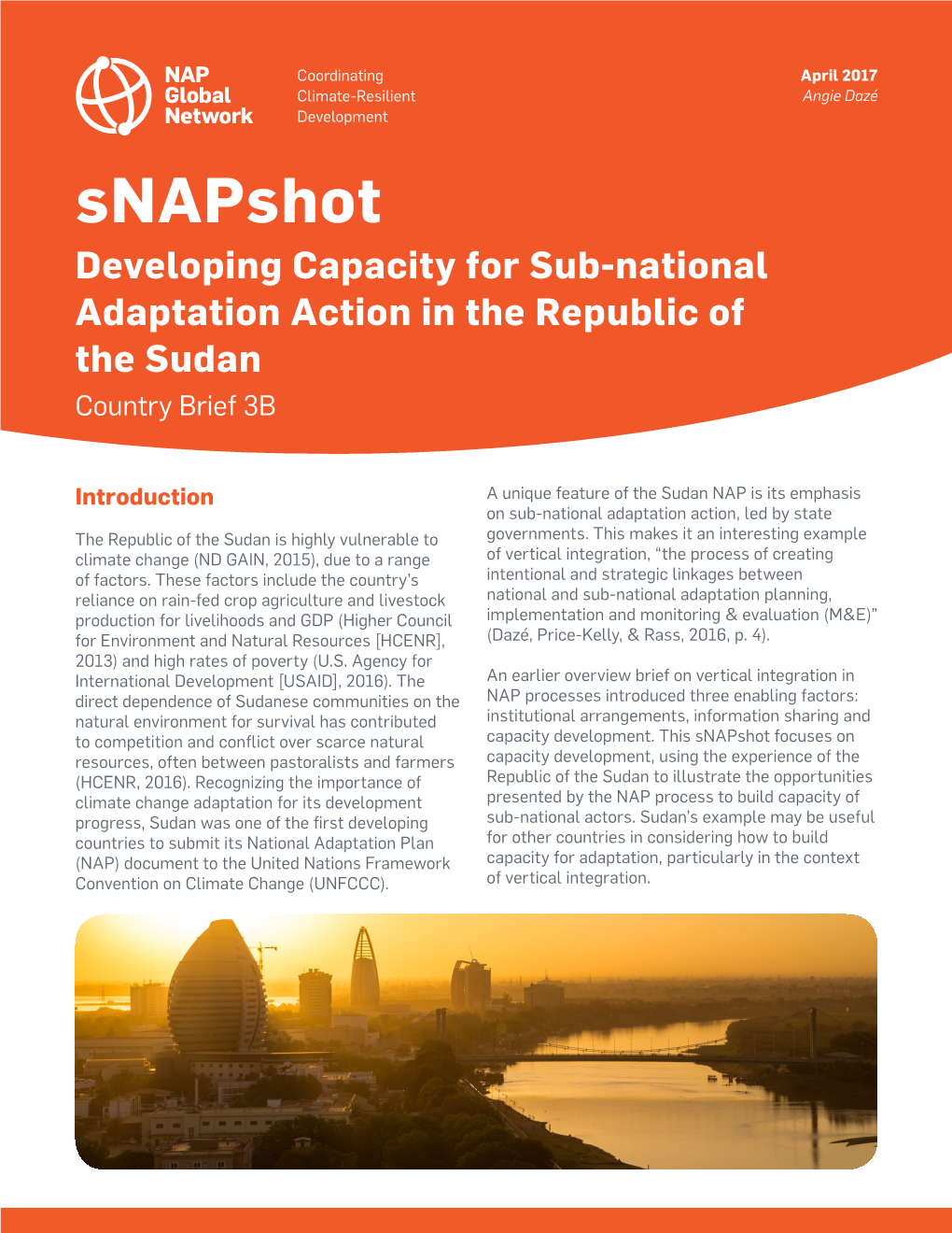 Snapshot | Developing Capacity for Sub-National