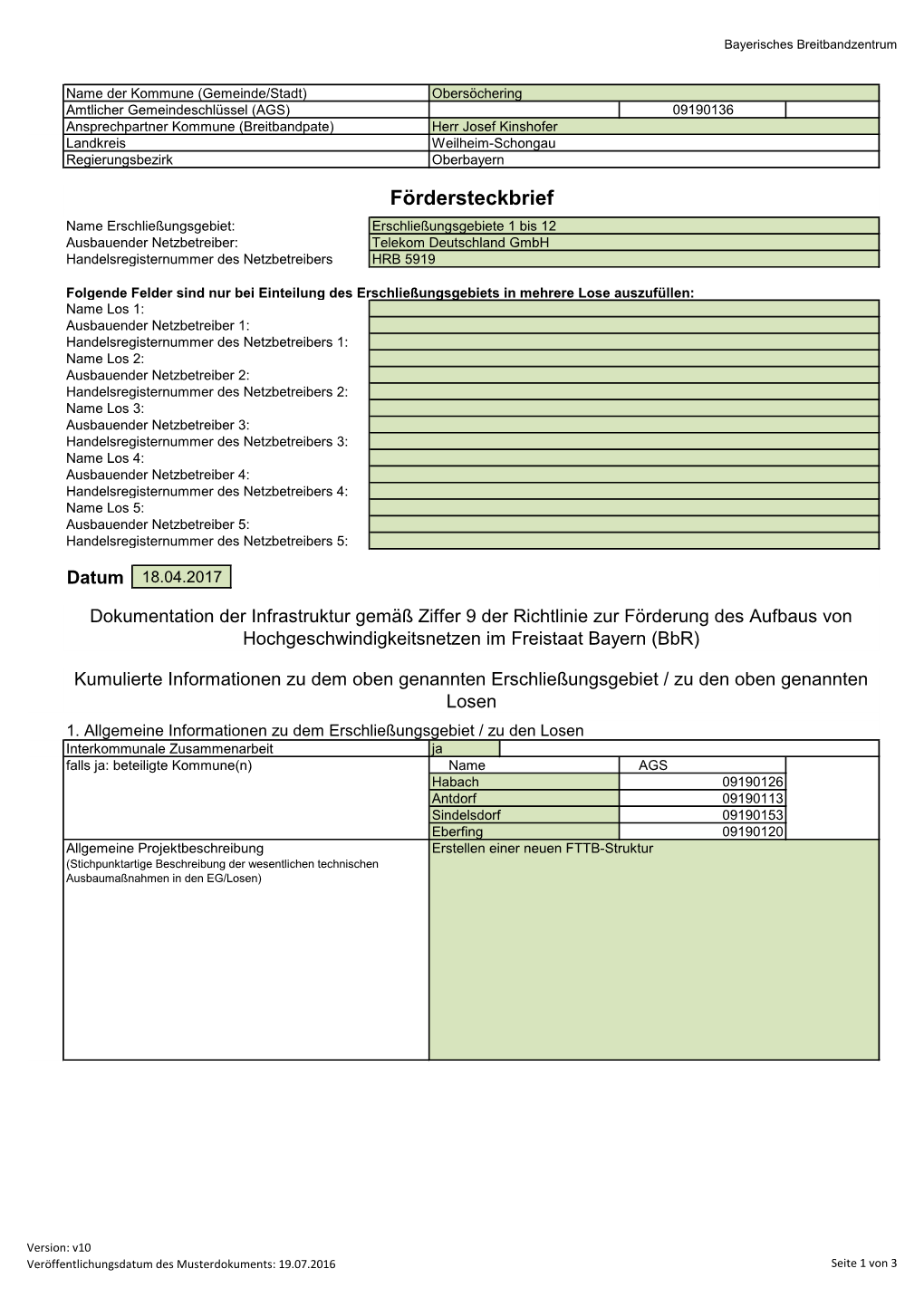 Gemeinde Obersöchering