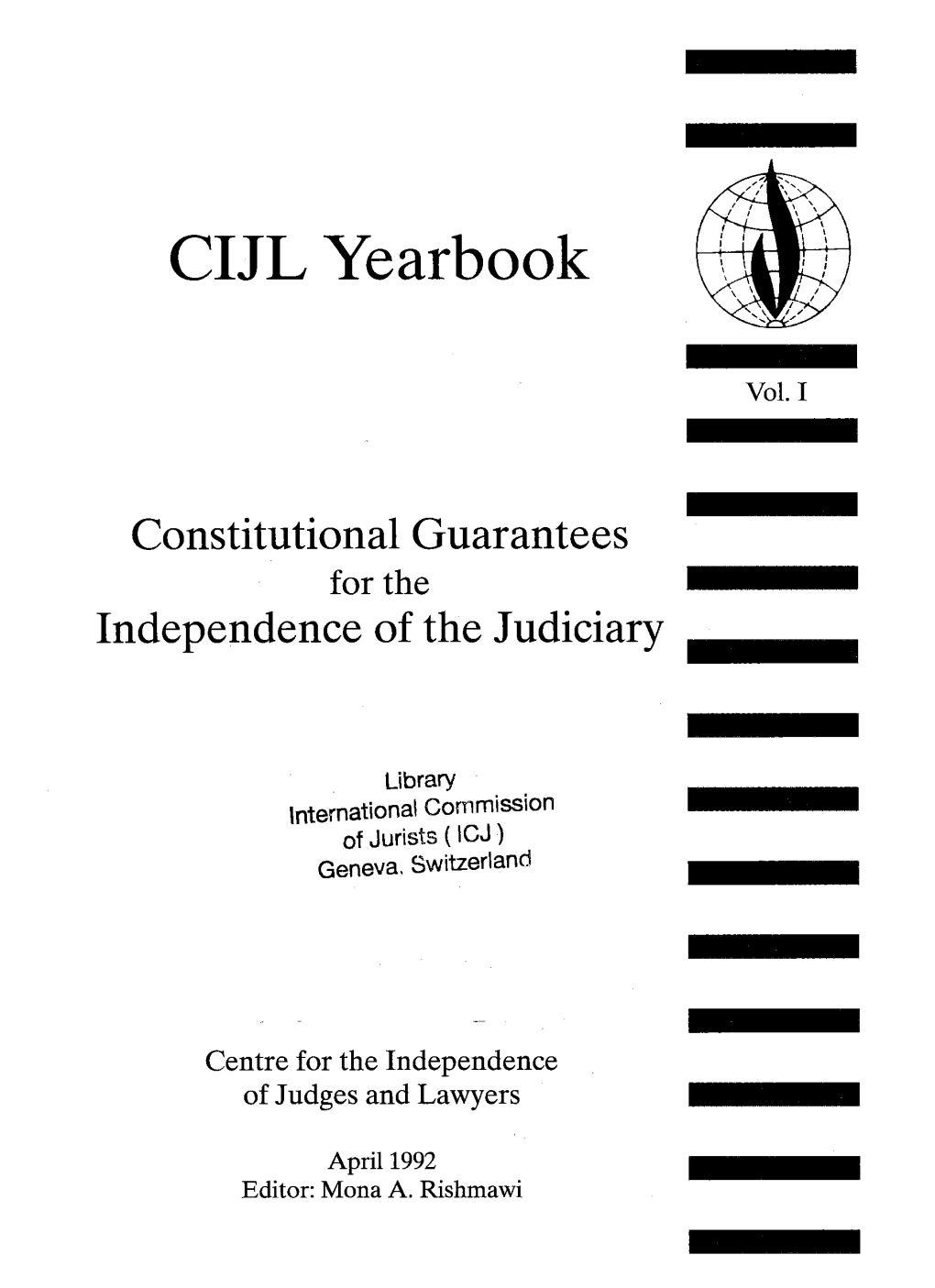 CIJL Yearbook- Constitutional Guarantees-I-1992-Eng