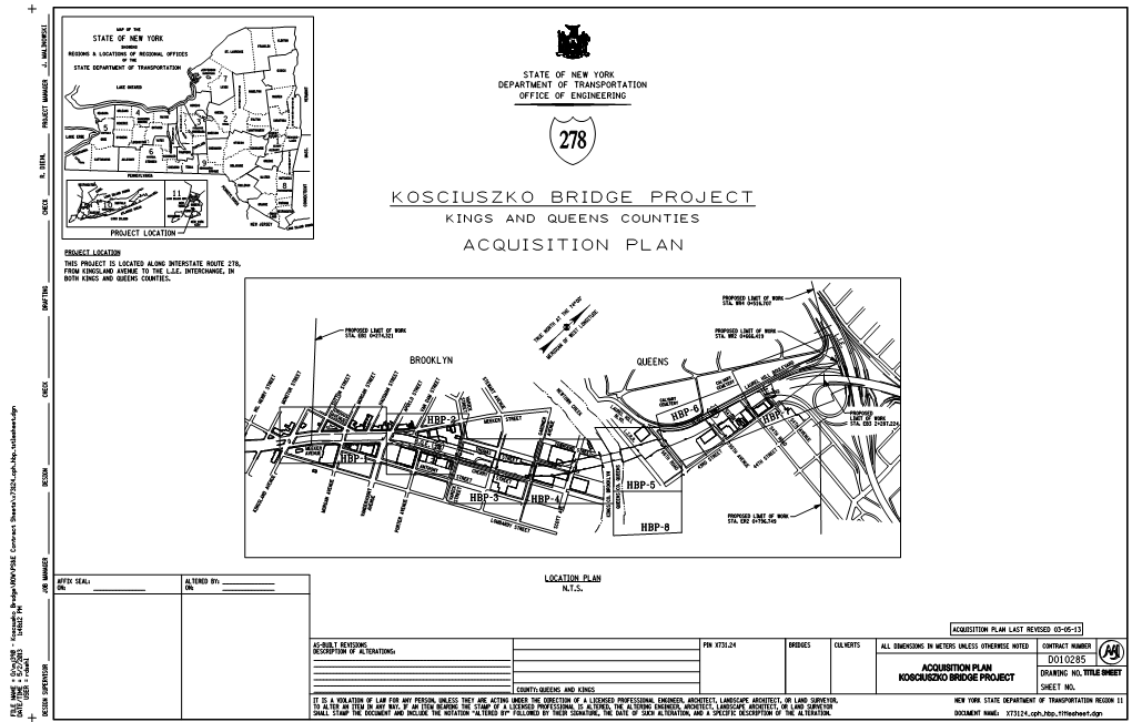 Acquisition Plan Project Location