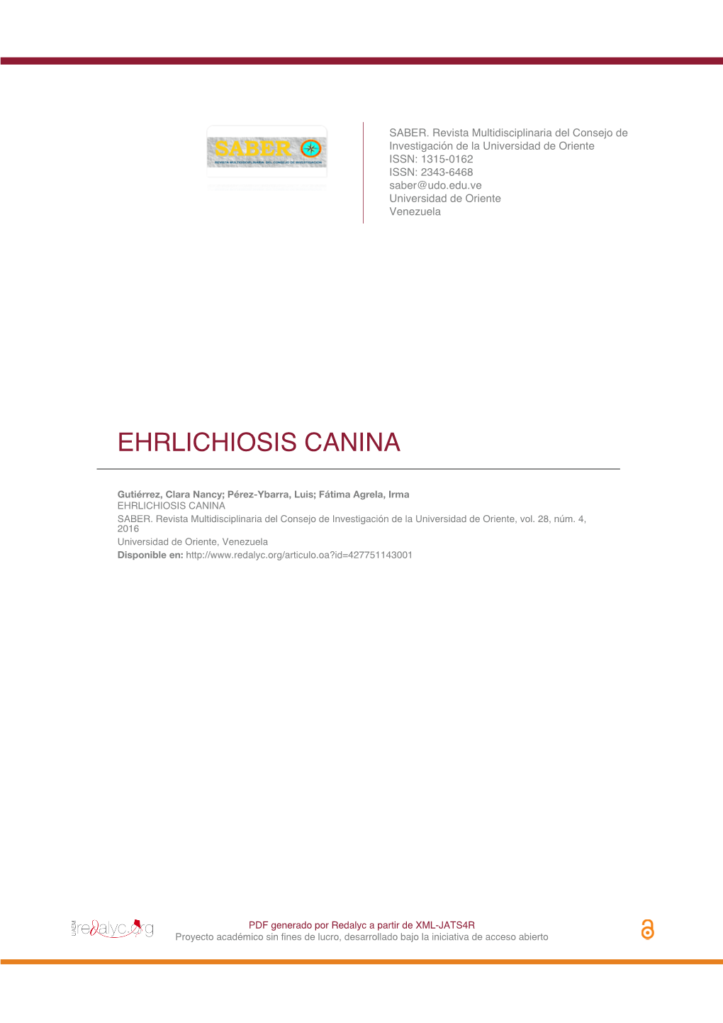 Ehrlichiosis Canina