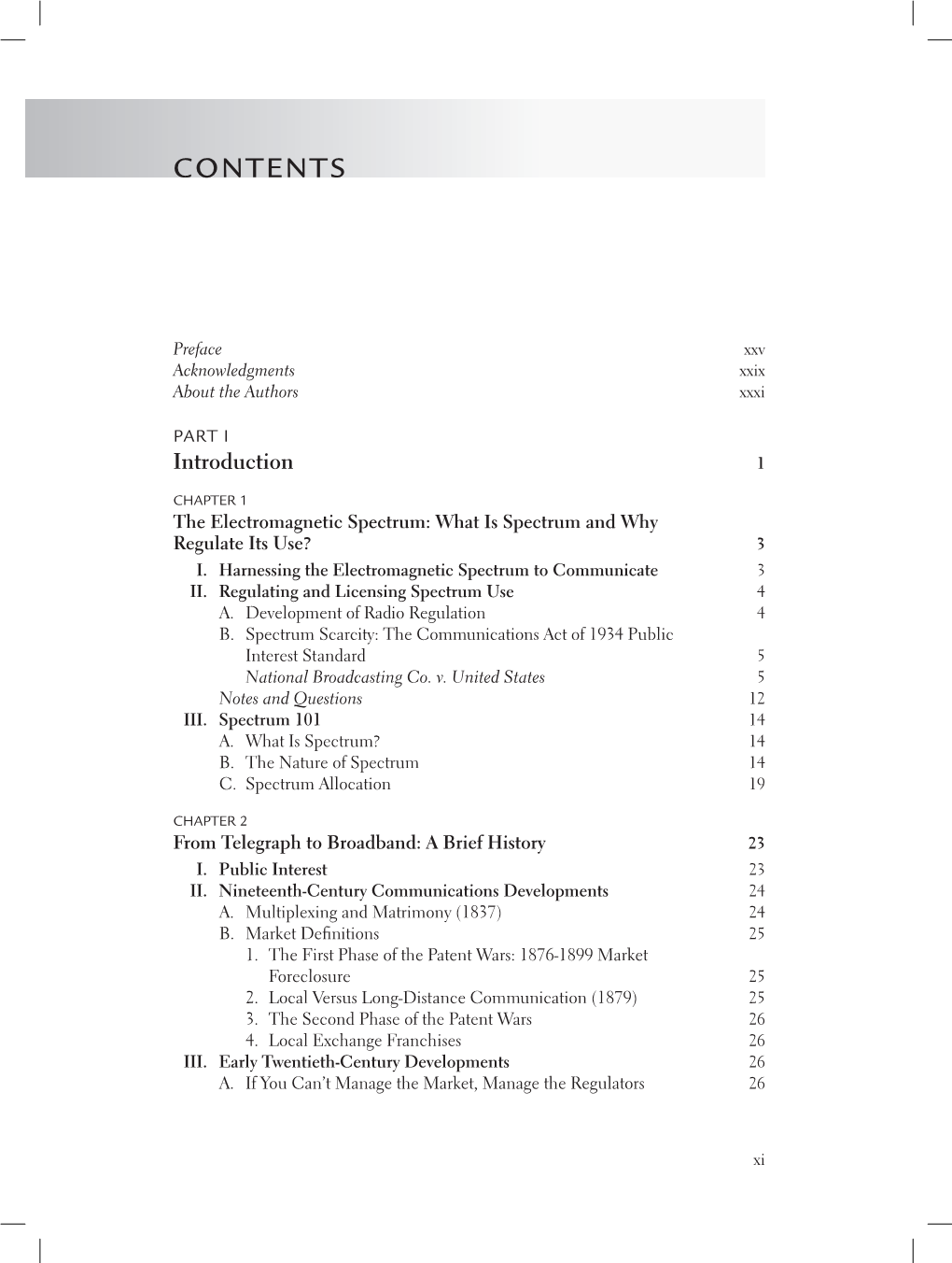 Detailed Table of Contents (PDF Download)